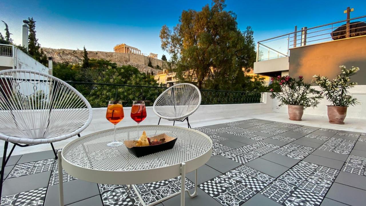 Acropolis Slow Living Apt Under The Parthenon Atena Exterior foto